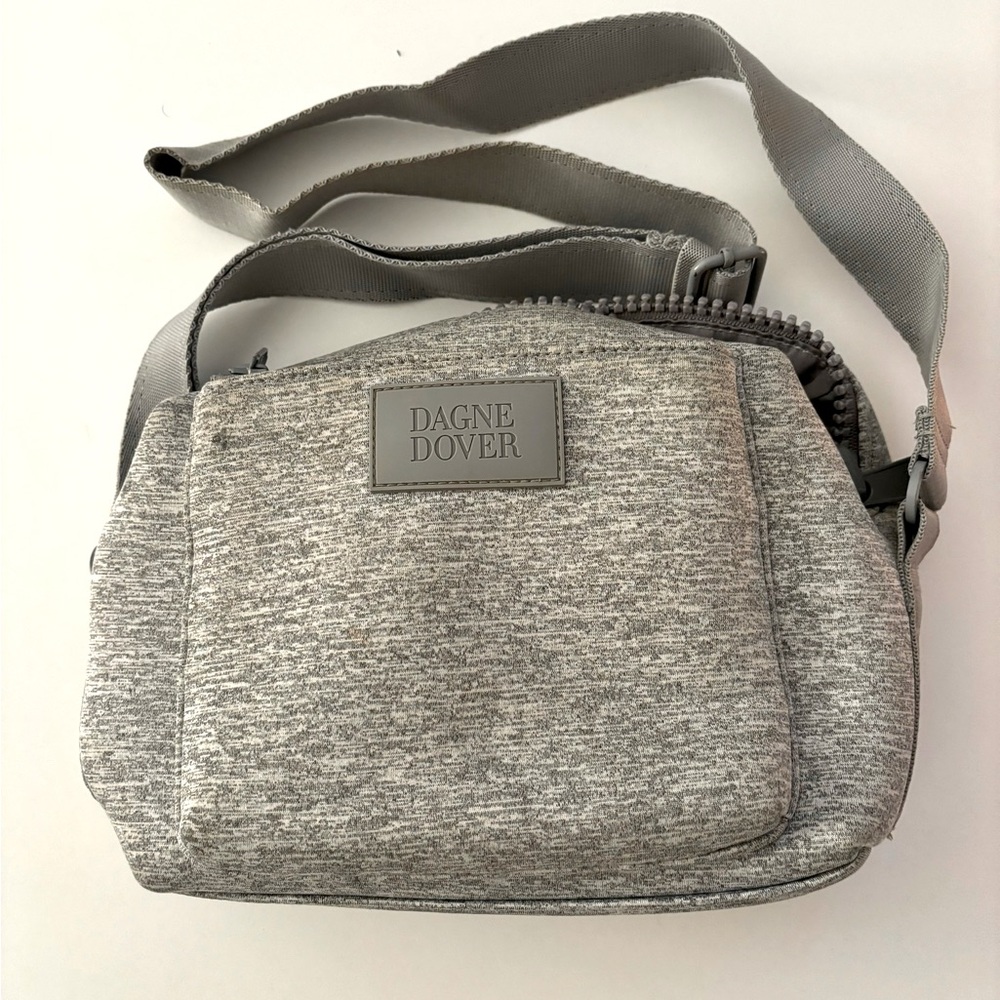 Dagne Dover MICAH NEOPRENE CROSSBODY in shade Dune